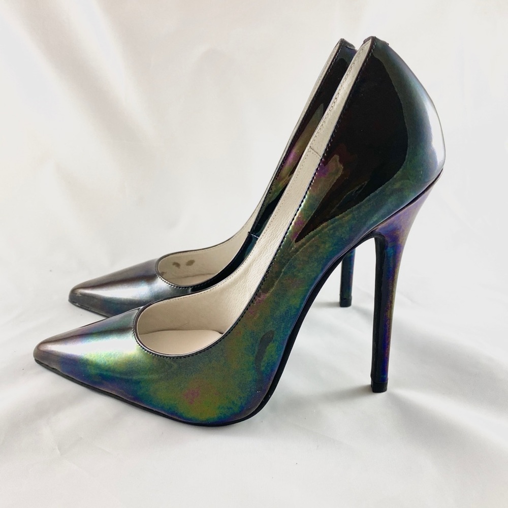 Jeffrey Campbell/Sz 9 fits like 7/BLK Iridescent